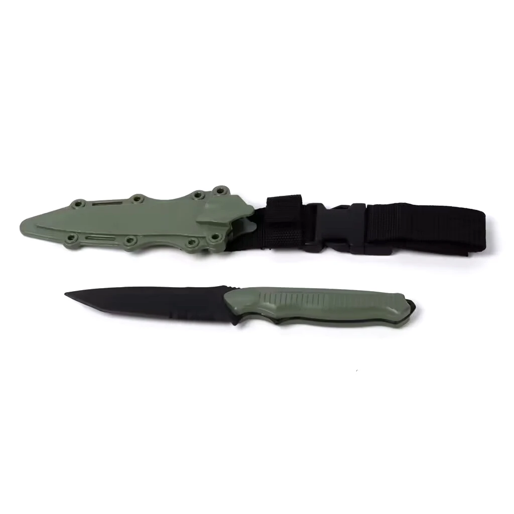 Outdoor Camping Toys - M9型ゴムナイフギフト玩具ミリタリーファンコレクションゲームシミュレーション訓練用小道具プラスチックモデル