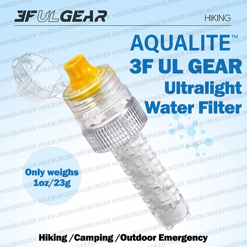 Portable Water Filter - 3F UL GEAR ミニポータブル浄水ボトル浄化装置 アウトドアキャンプ、ハイキング、サバイバル、緊急用浄水器