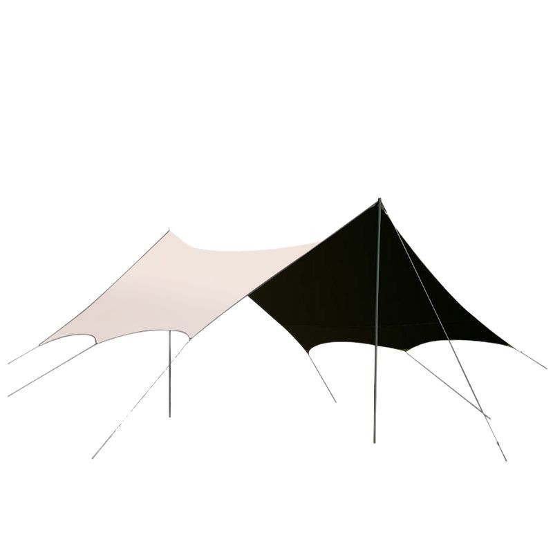 Outdoor Camping Equipment - 卸売ビニールキャノピー屋外キャンプピクニックシェードキャンプ用品バタフライシルバーコーティング日よけ厚手キャノピー