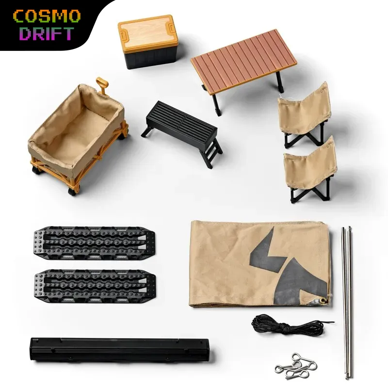 Outdoor Camping Toys - Mn モデル Mn-85k 1:12 スケールシミュレーションキャンプアウトドアギアモデルセット組み立てキット rc