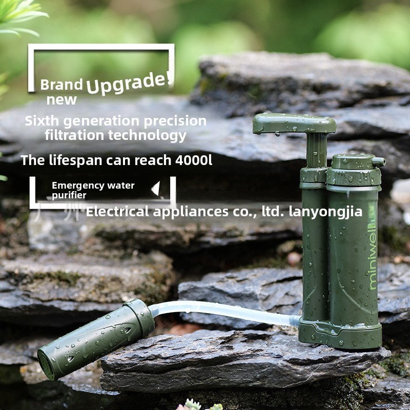 Portable Water Filter - キャンプ用浄水器、屋外用携帯浄水器、緊急用携帯フィルター