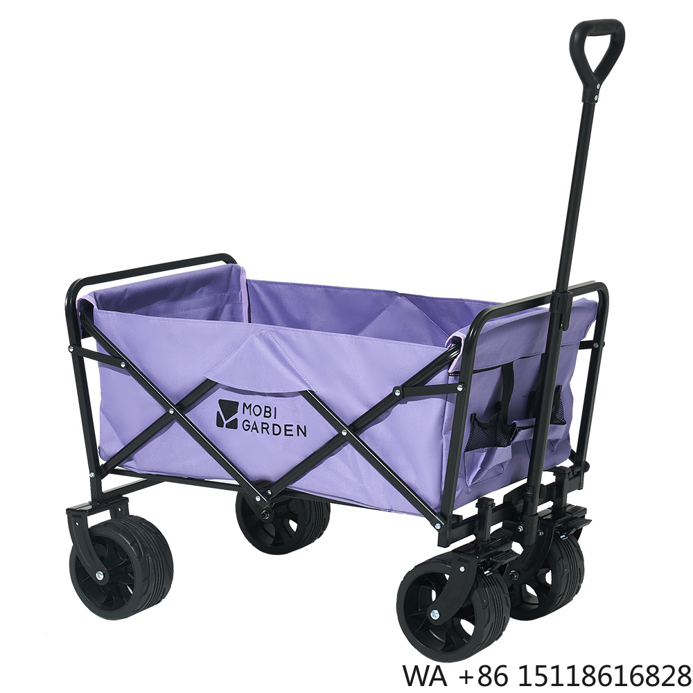 Outdoor Camping Wagon - モビガーデン折りたたみ式四輪ポータブルワゴン、キャンプ車やキャンプカート専用