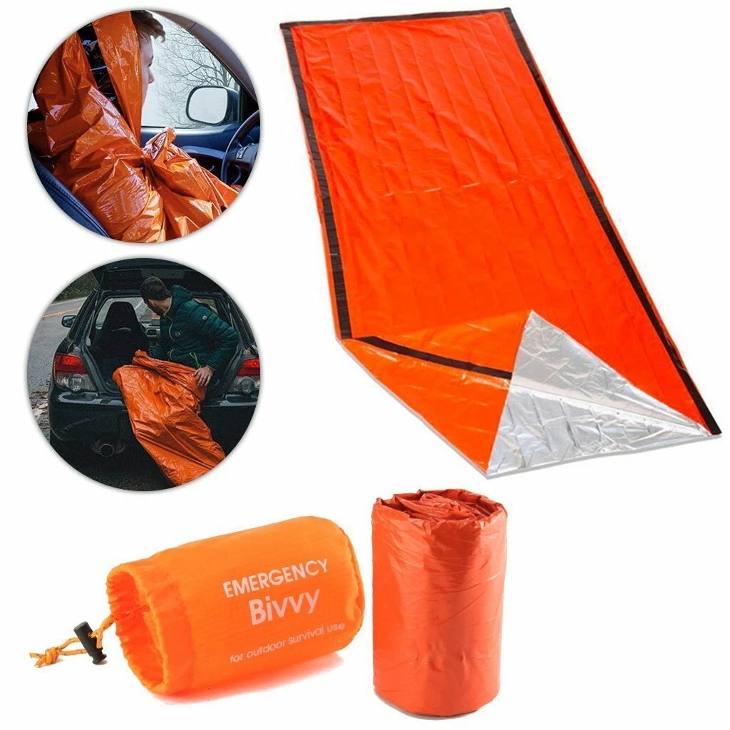 1-5パック緊急用寝袋サーマルブランケット防水アウトドアサバ - Emergency Mylar Blanket のレビューと価格
