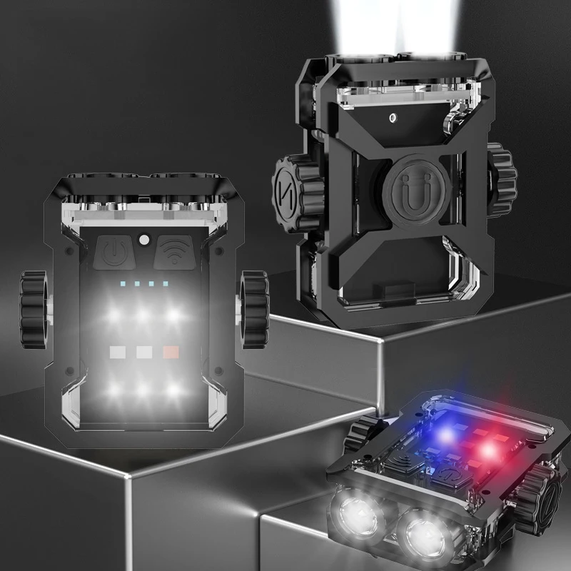 多機能ミニキーホルダーライト,ジャイロ懐中電灯,6モード,屋 - Outdoor Camping Toys のレビューと価格
