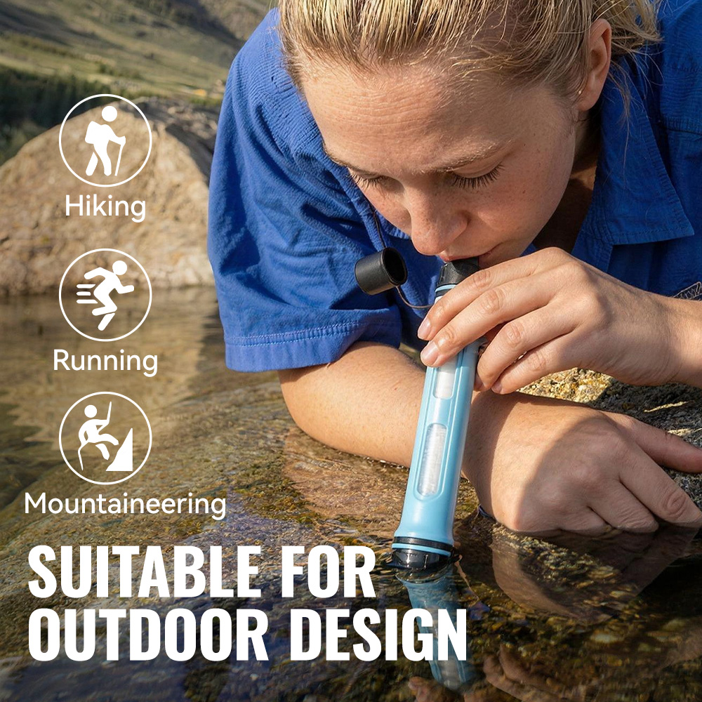 WRELS ポータブル浄水器ストロー サバイバルフィルター  - Portable Water Filter のレビューと価格