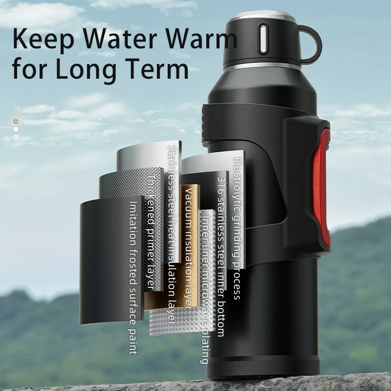 ステンレス鋼製断熱ジャグ、ティーフィルター付き、屋外用ポータ - Portable Water Filter のレビューと価格
