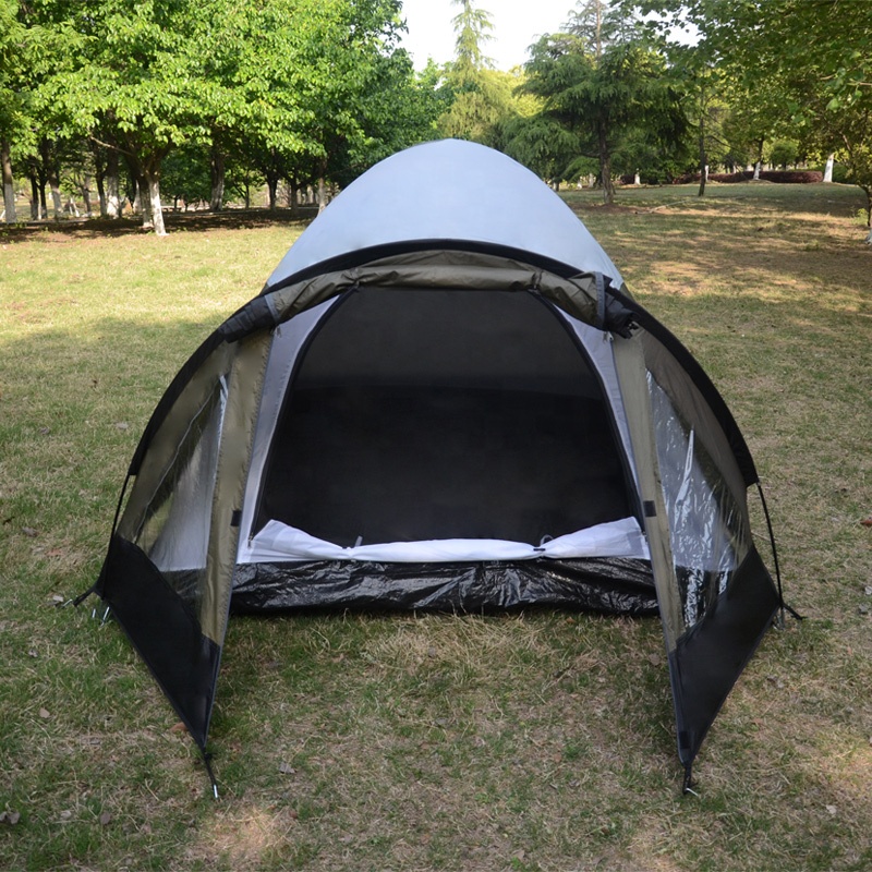 工場カスタム耐風防水アーミーグリーン1～2人用ワンダーナー旅 - Camping Zelt Outdoor のレビューと価格