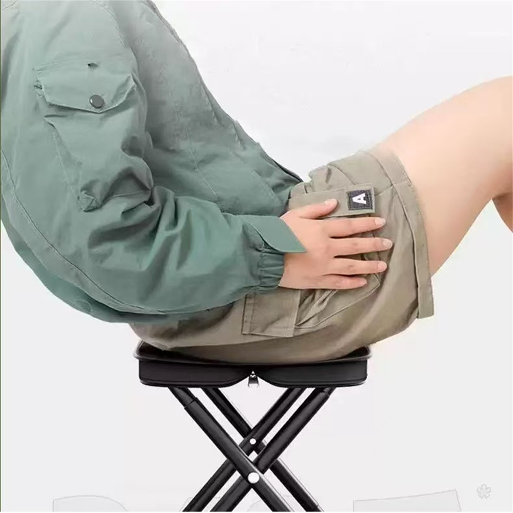 新しい屋外用ペンシルケース折りたたみ式小型馬用タイポータブル - Outdoor Camping Recliner Chairs のレビューと価格