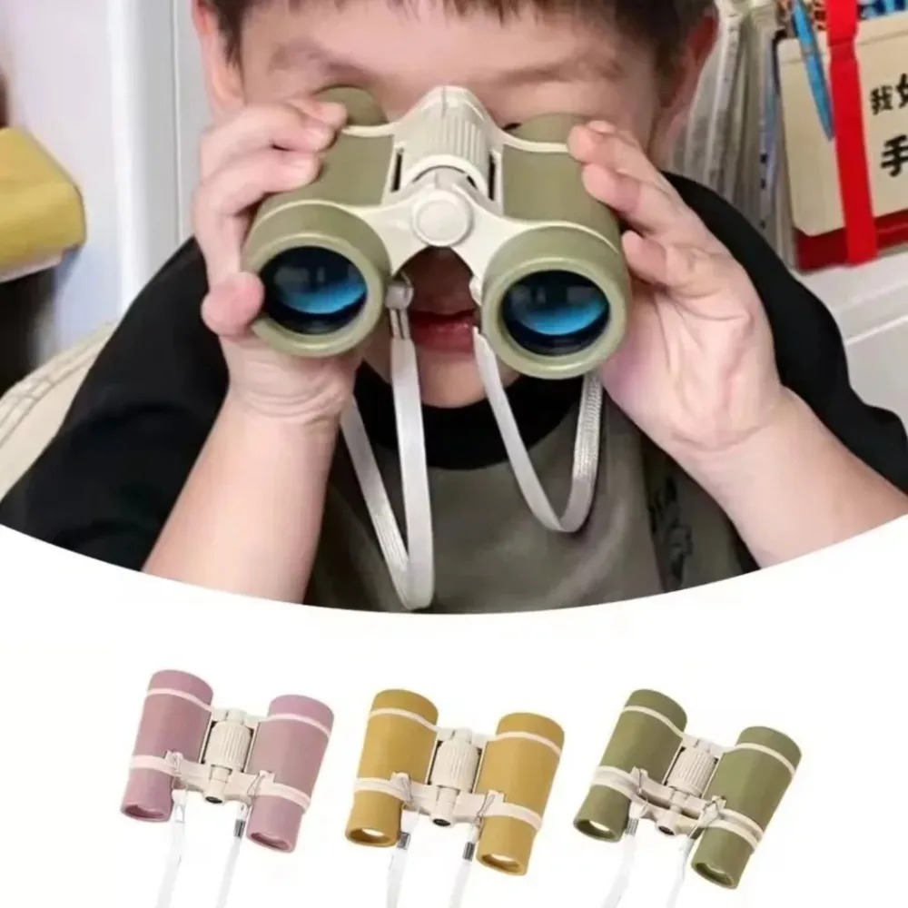 耐久性のあるダブルアイ探検子供用双眼鏡耐衝撃ゴム望遠鏡屋外お - Outdoor Camping Toys のレビューと価格