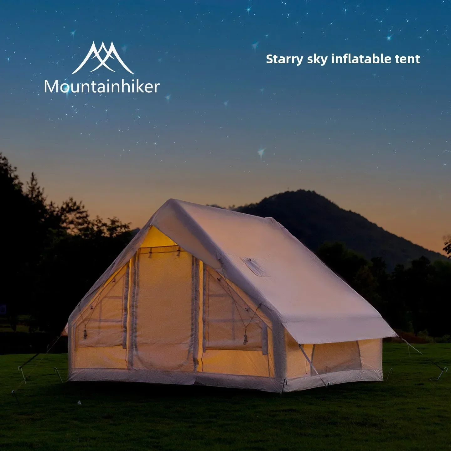 マウンテンハイカー特大インフレータブルテント 3～6人用ファ - Outdoor Camping House のレビューと価格