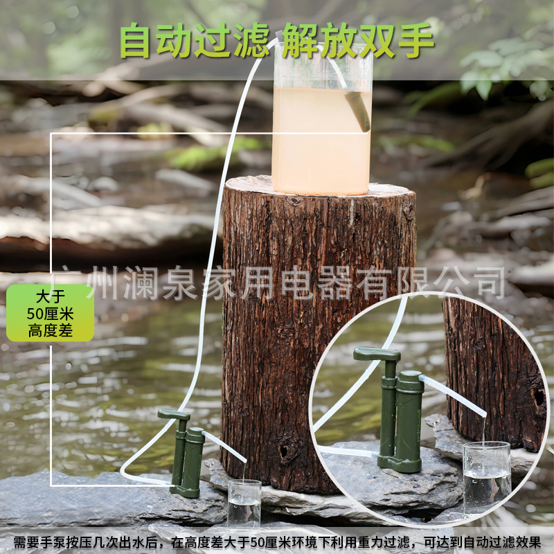 キャンプ用浄水器、屋外用携帯浄水器、緊急用携帯フィルター - Portable Water Filter のレビューと価格