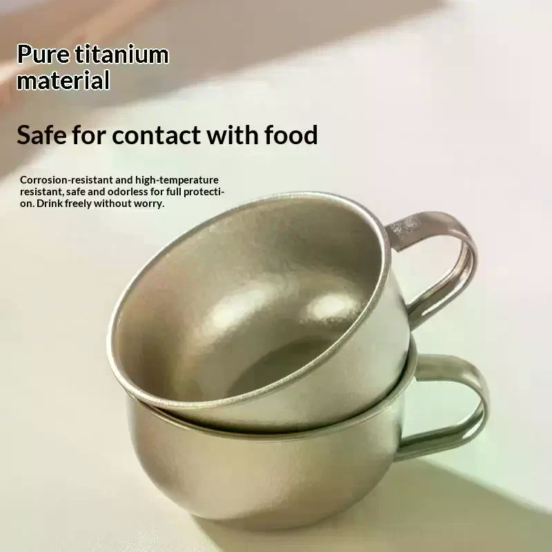80ml/220ml キャンプ用ウォーターカップ 純チタン製 - Outdoor Camping Kitchen のレビューと価格