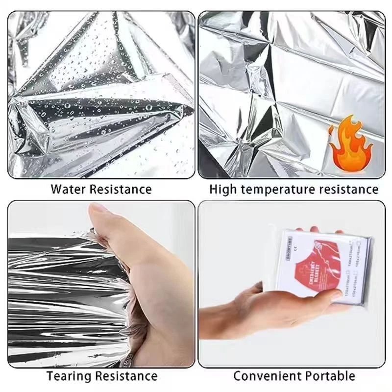 緊急用マイラーサーマルブランケット 51.18インチ x 8 - Emergency Mylar Blanket のレビューと価格
