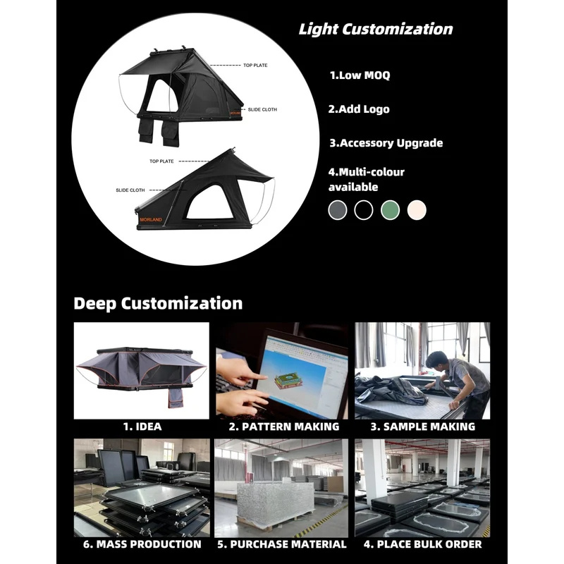 アルミ製4人用ルーフトップテント ハードキャンピングカー ア - Outdoor Camping House のレビューと価格