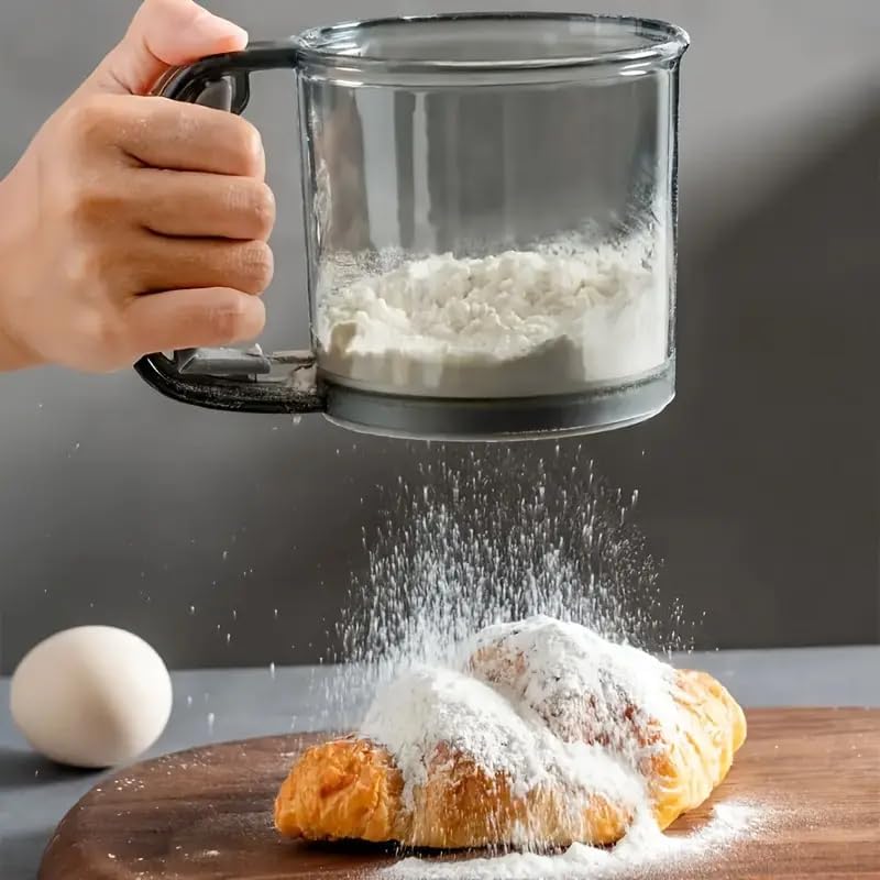 半自動ハンドヘルド小麦粉ふるい家庭用ベーキングパウダーふるい - Portable Water Filter のレビューと価格