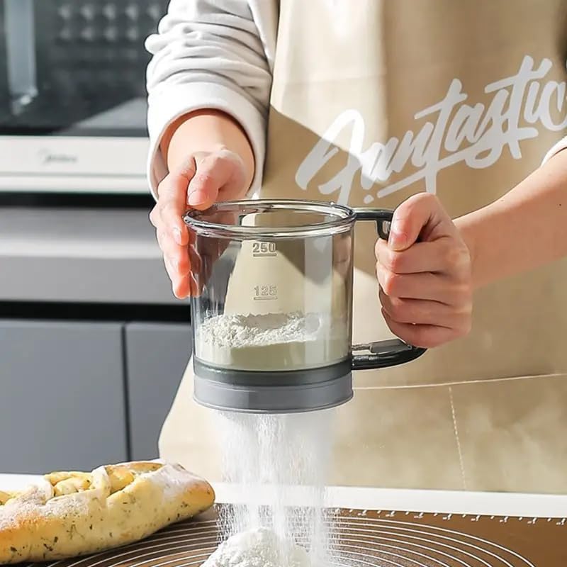 半自動ハンドヘルド小麦粉ふるい家庭用ベーキングパウダーふるい - Portable Water Filter のレビューと価格