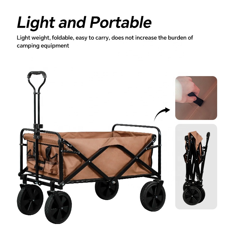 HOMFUL釣り用ボラーワゴン折りたたみ式キャンプトロリーワ - Outdoor Camping Wagon のレビューと価格