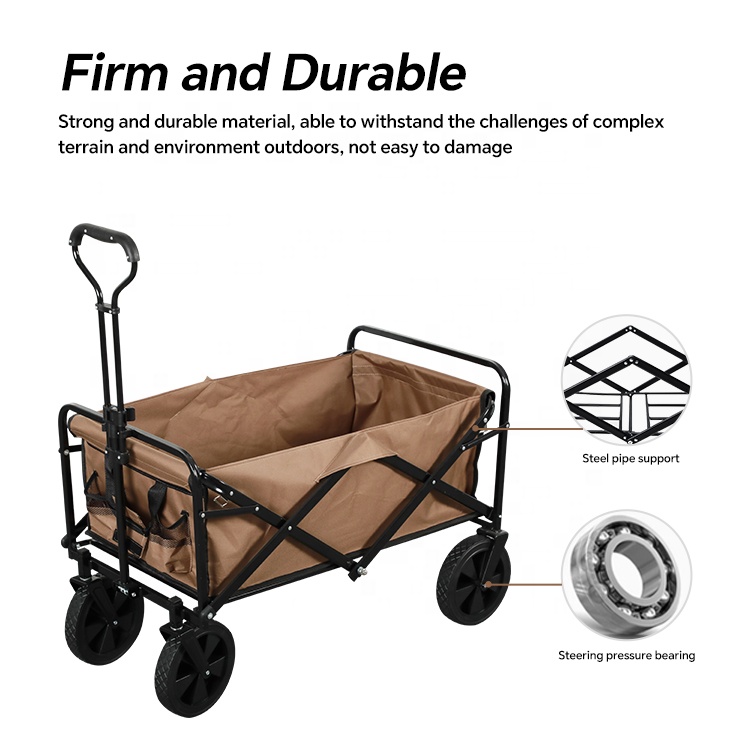 HOMFUL釣り用ボラーワゴン折りたたみ式キャンプトロリーワ - Outdoor Camping Wagon のレビューと価格