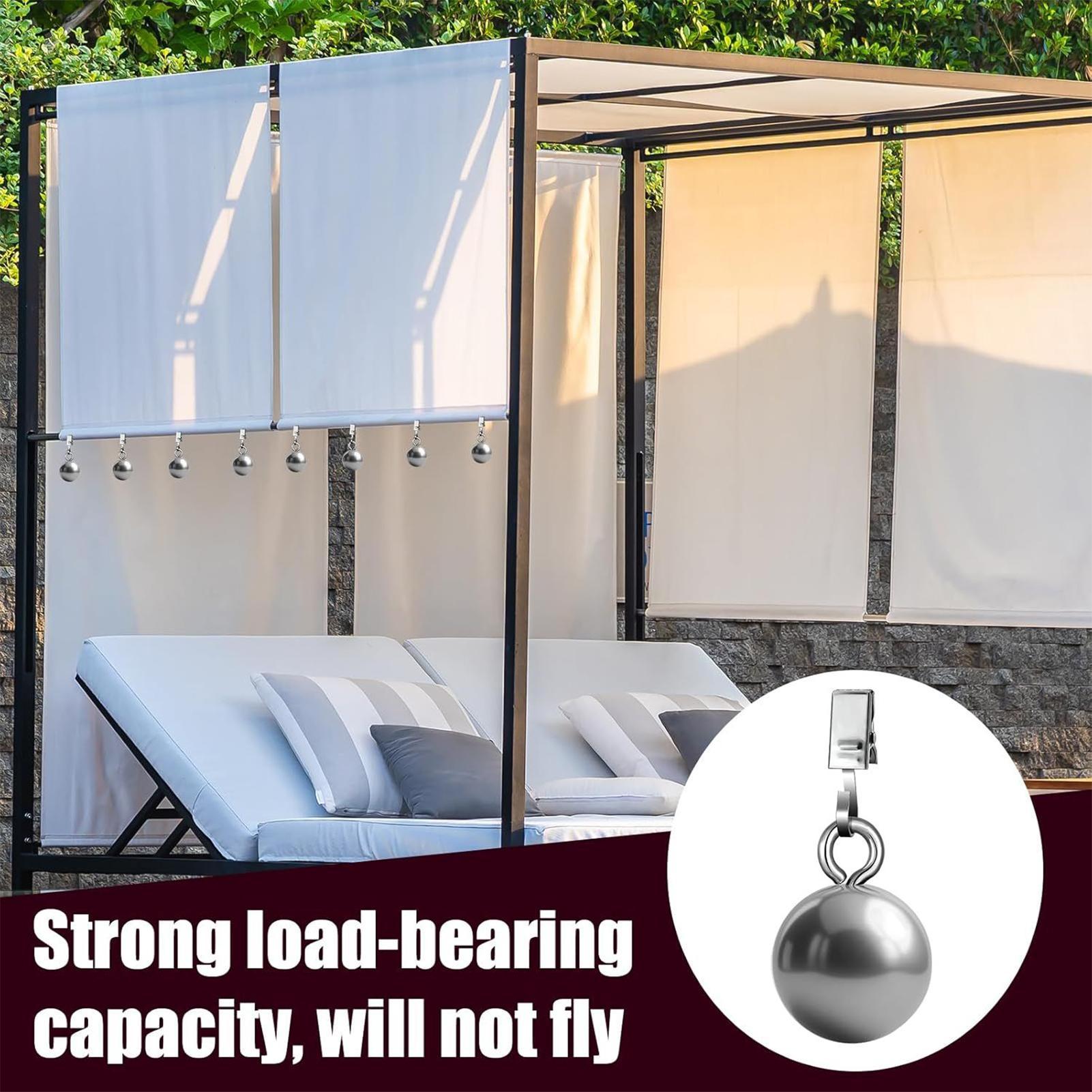 テーブルクロスウェイト 12個 ステンレスホルダー テーブル - Outdoor Camping Kitchen のレビューと価格