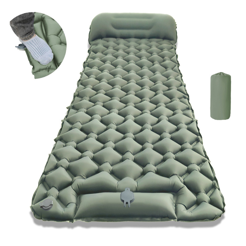 自動膨張式フットプレスキャンプマット厚い TPU 耐湿性ポー - Outdoor Camping House のレビューと価格