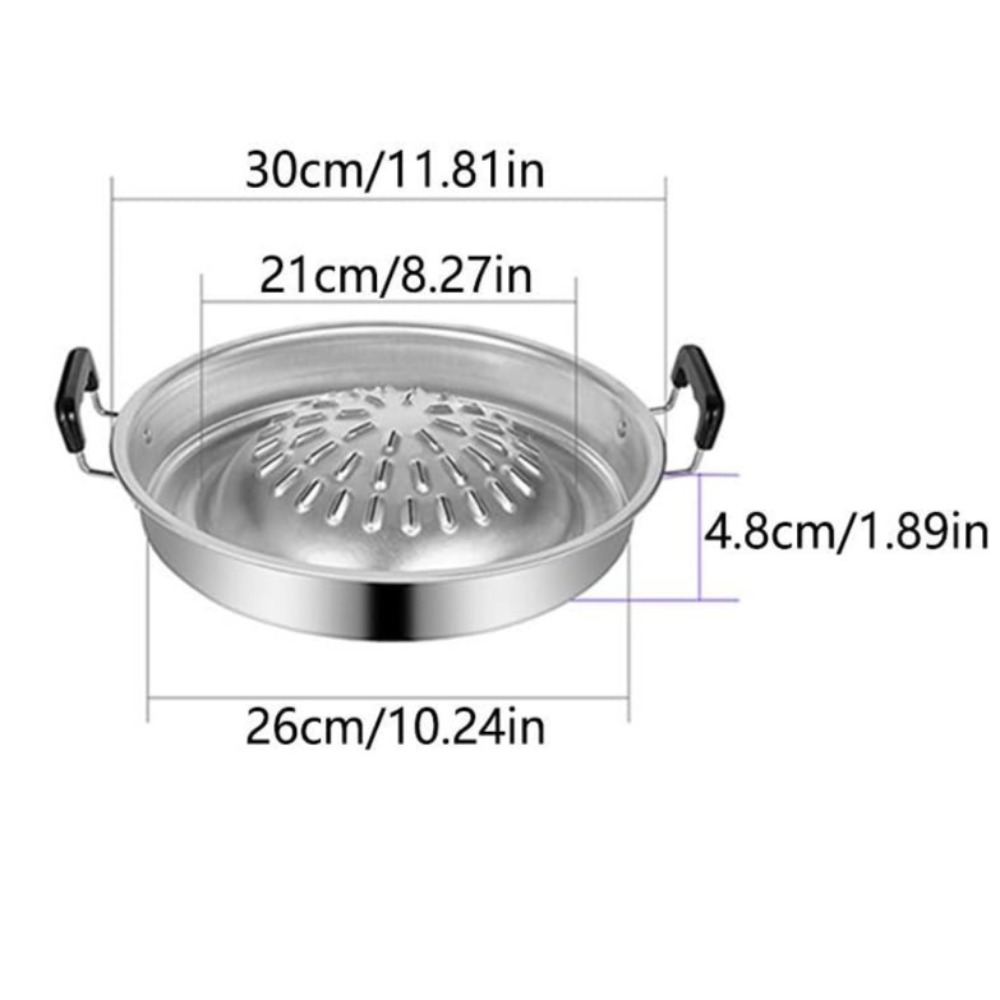 2 in 1 ホットポットグリルパン ノンスティックアルミB - Outdoor Camping Kitchen のレビューと価格