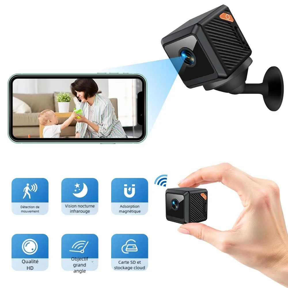 W02 1080Pミニセキュリティ保護ホームナイトビジョン監 - Outdoor Camping Videos のレビューと価格