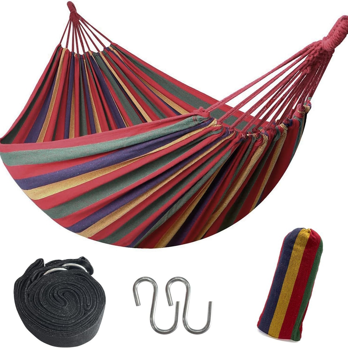屋外用ハンモック キャンプ用品 旅行用レジャースイング バラ - Outdoor Camping Equipment のレビューと価格