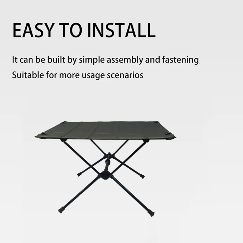 キャンプオックスフォード生地テーブル折りたたみデスク軽量折り - Outdoor Camping Equipment のレビューと価格