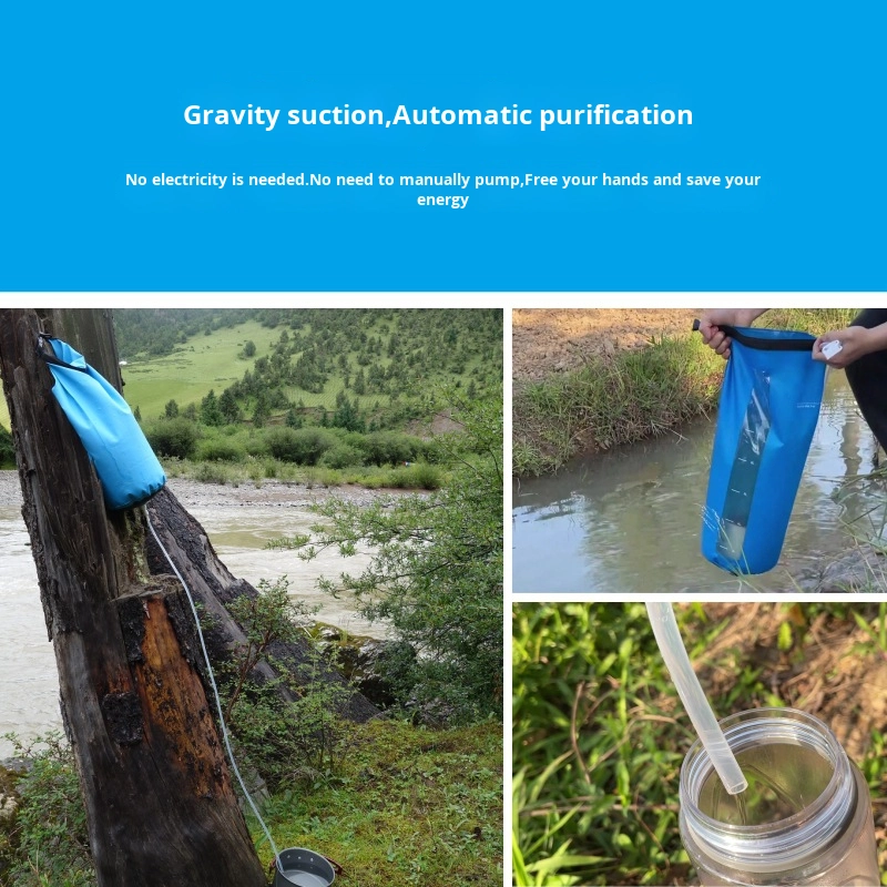 携帯型屋外キャンプ浄水器、個別重力式緊急災害救助フィルター、 - Portable Water Filter のレビューと価格