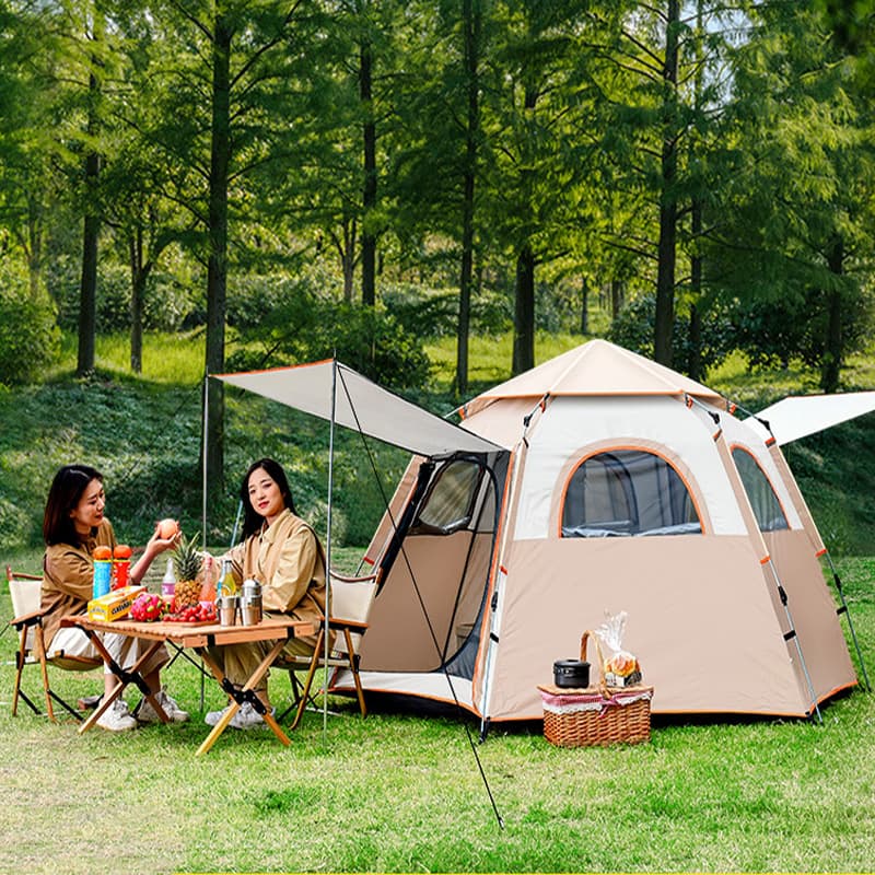 カスタムポータブル5～8人用キャンプテント、小型防水テント、 - Camping Zelt Outdoor のレビューと価格