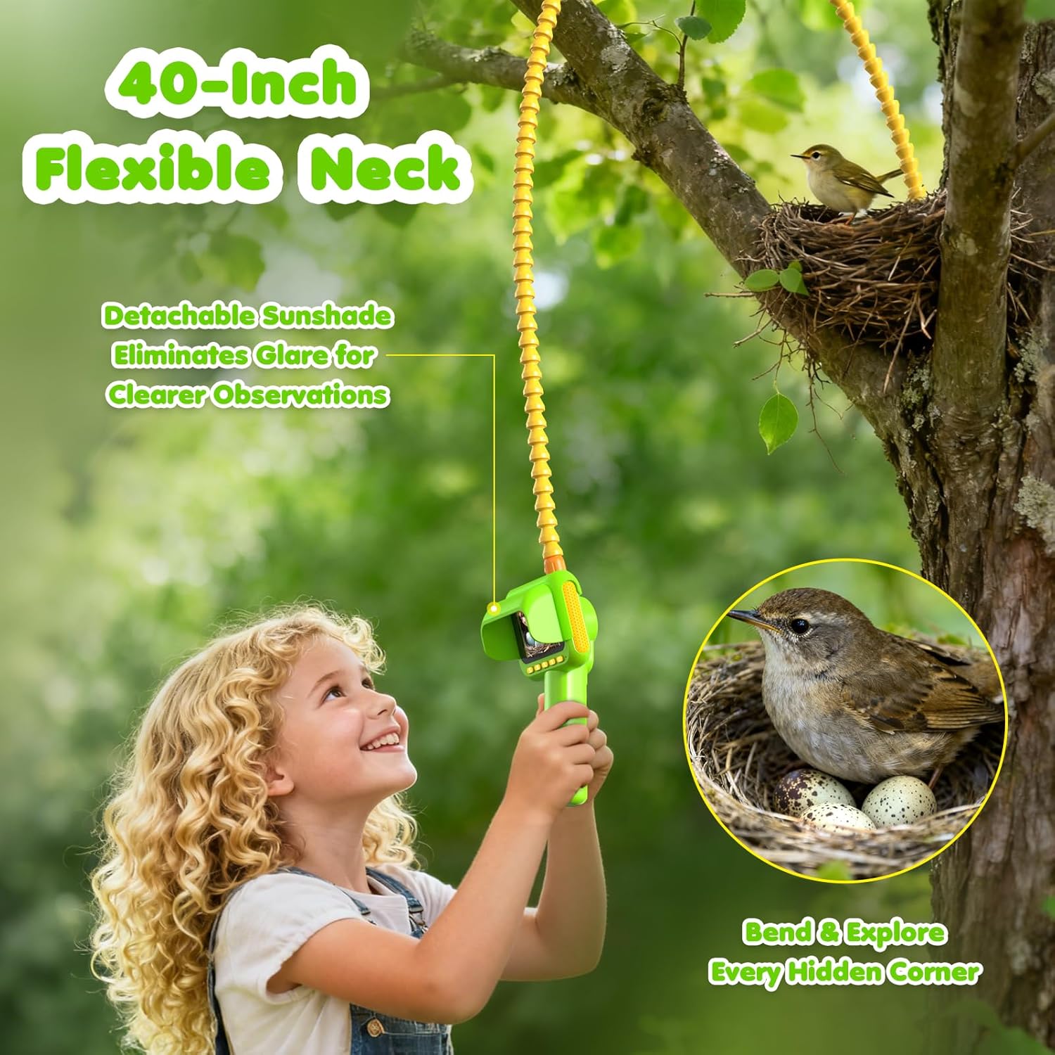 子供用内視鏡、ライト付きボアスコープスネークカメラおもちゃ、 - Outdoor Camping Toys のレビューと価格