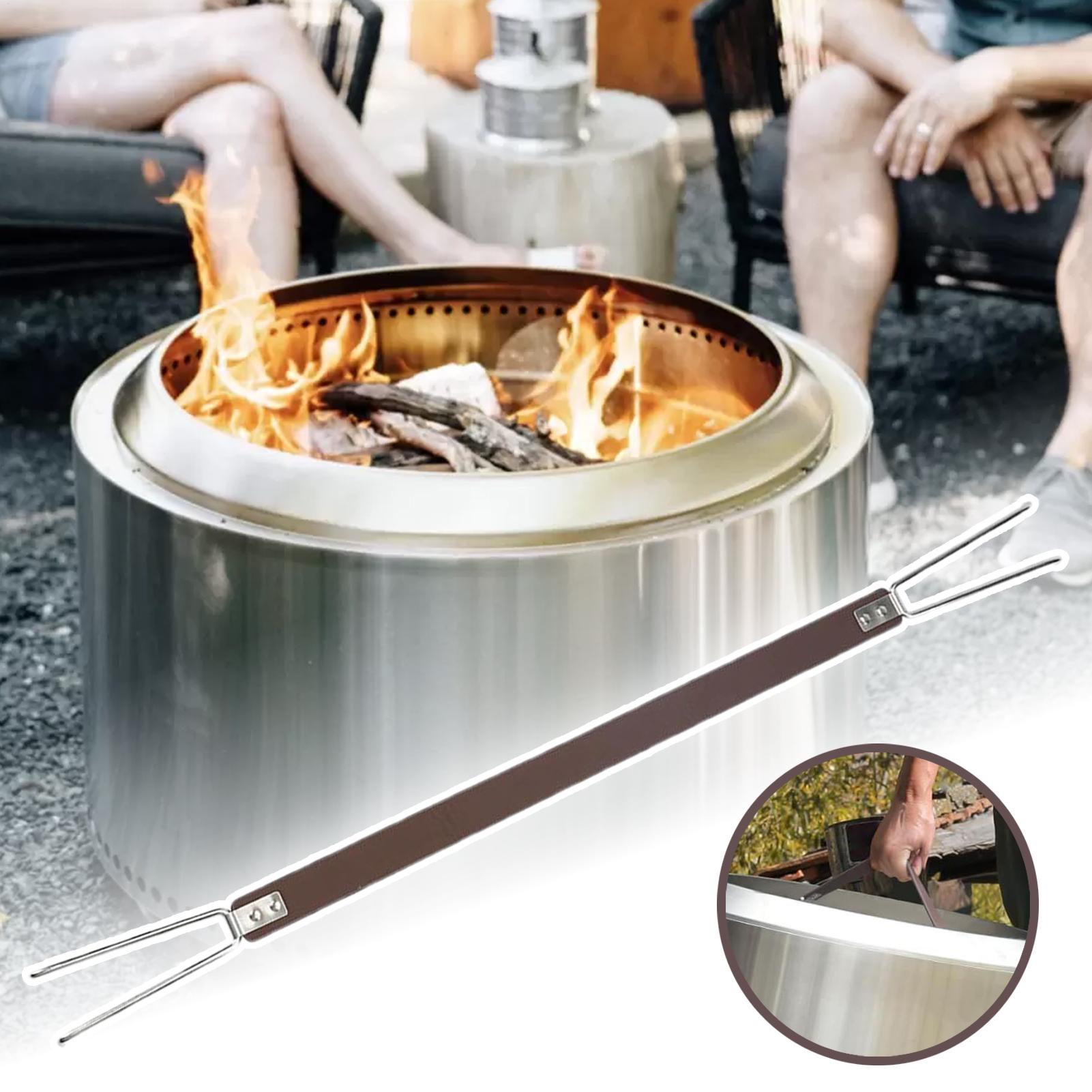 ファイヤーピット蓋用ハンドル、ファイヤーピットツール、ポータ - Outdoor Camping Grill のレビューと価格