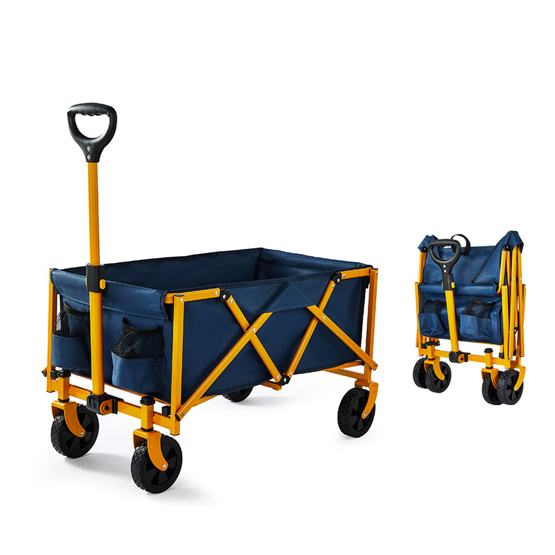 折りたたみ式ワゴン、ビーチカート大容量、頑丈な折りたたみ式ポ - Outdoor Camping Wagon のレビューと価格