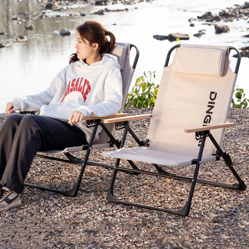 屋外折りたたみ椅子ポータブルキャンプリクライニングチェア角度 - Outdoor Camping Recliner Chairs のレビューと価格