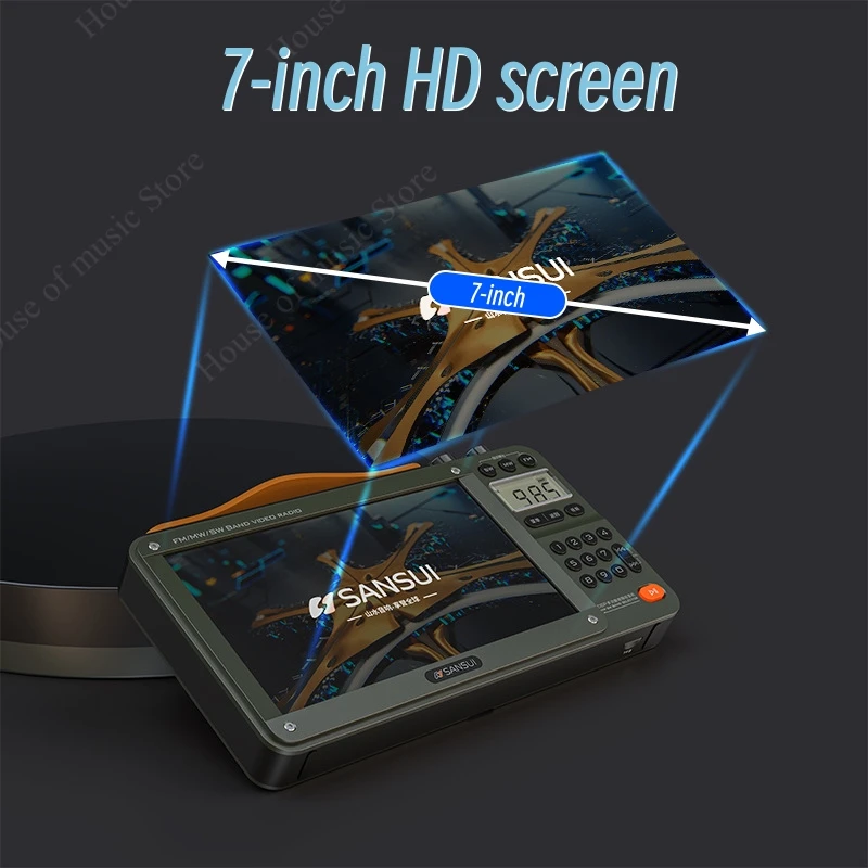 Sansui F50/F51 HD スクリーンビデオラジオ  - Outdoor Camping Videos のレビューと価格