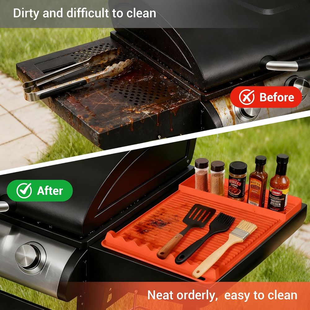 耐熱シリコングリルマット - 16x11.5インチ 滑り止め - Outdoor Camping Grill のレビューと価格