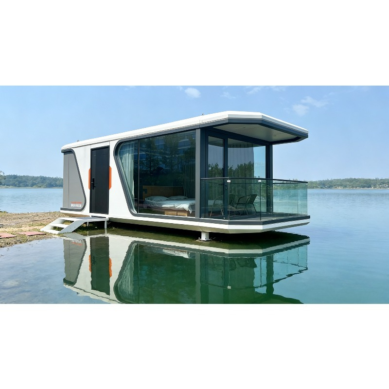 現代的な40フィート20フィートスチール製スペースカプセルコ - Outdoor Camping House のレビューと価格