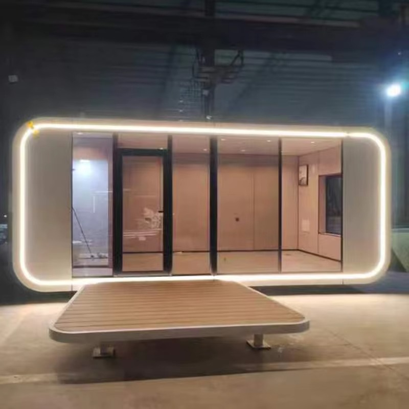 現代的な40フィート20フィートスチール製スペースカプセルコ - Outdoor Camping House のレビューと価格